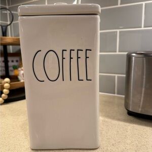 Rae Dunn Cream Coffee Canister